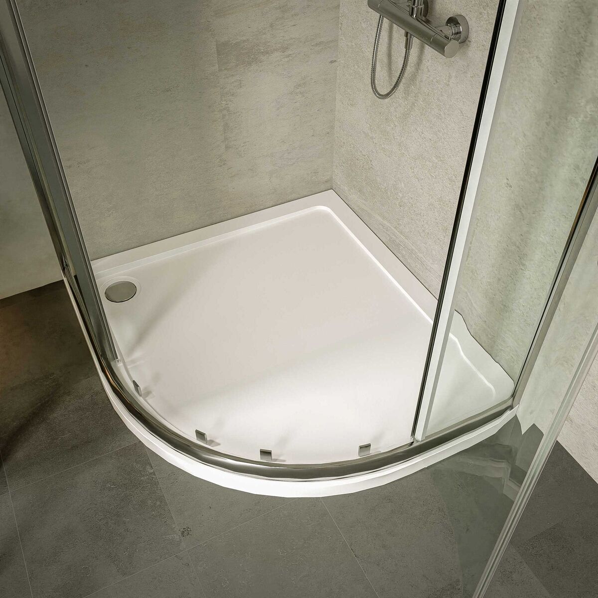 Offset Quadrant Shower Trays - Bathroom4Less