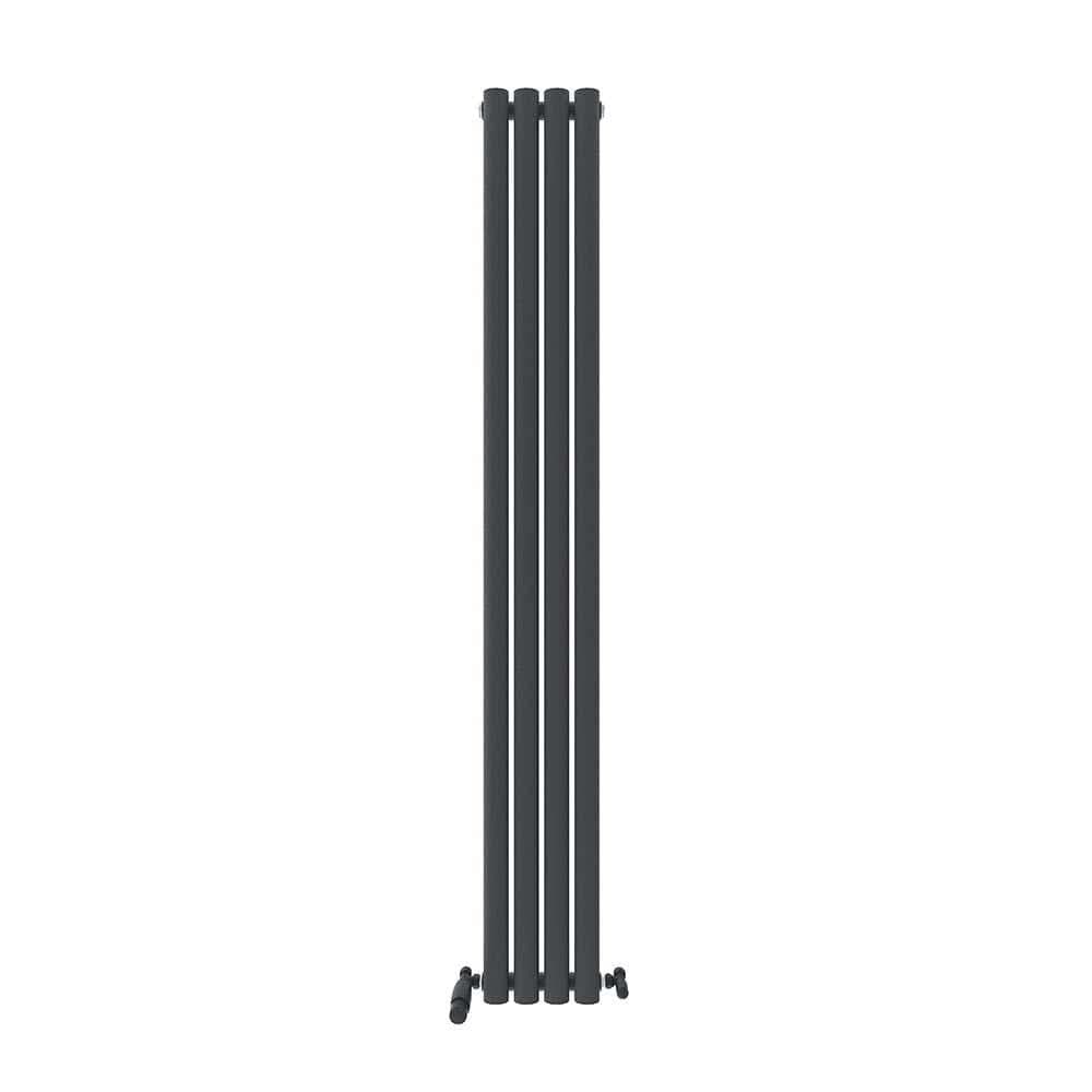 iBathUK Strata Vertical Radiators, Single Oval Panel Radiator, Designer Radiators, Single Panel Radiators