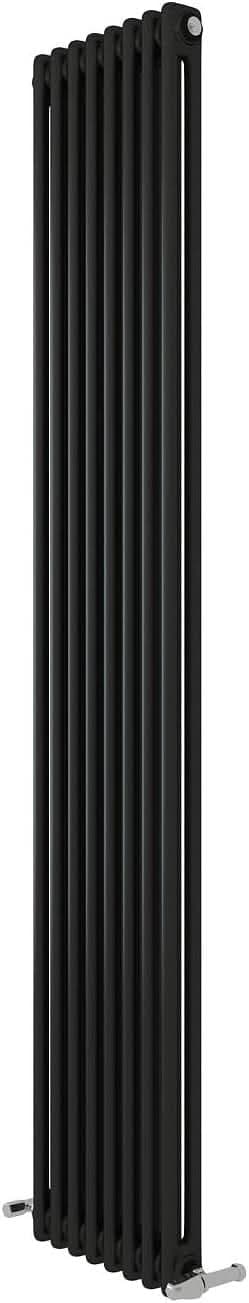 iBathUK Regency Tall Vertical Column Radiator, Double Panel Radiators, Slim Radiator, Wall Mounted for Bathroom,Kitchen,Living Room with Radiator Valve