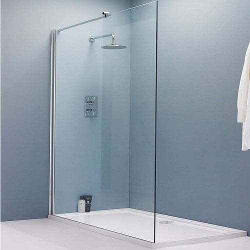 Modern Glass Wetroom Screen - 1200mm, sleek design, tempered glass, bathroom renovation, UK trends