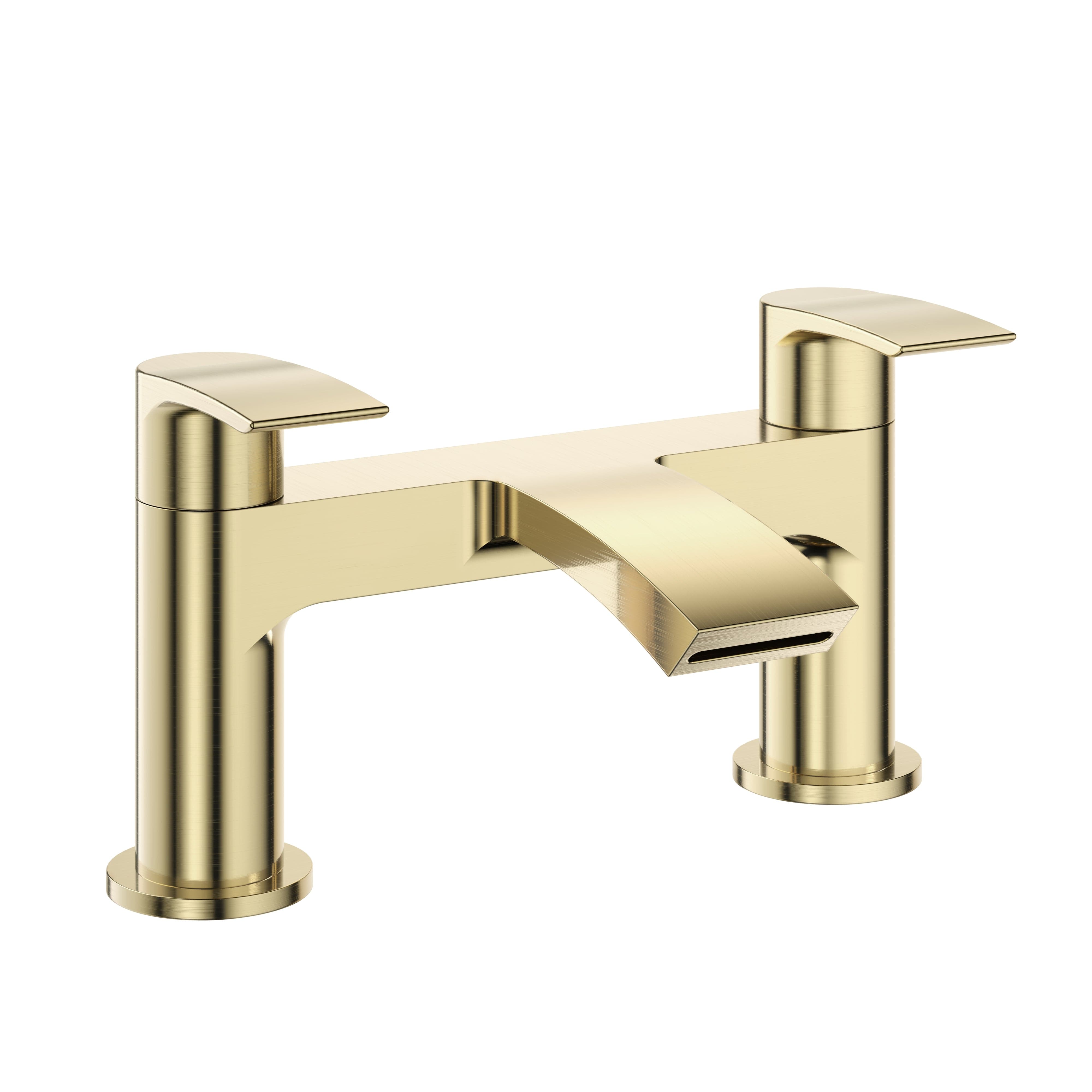 Carter Bath Filler - Brushed Brass, elegant design for modern bathrooms, durable finish. Buy now for luxury and style.
