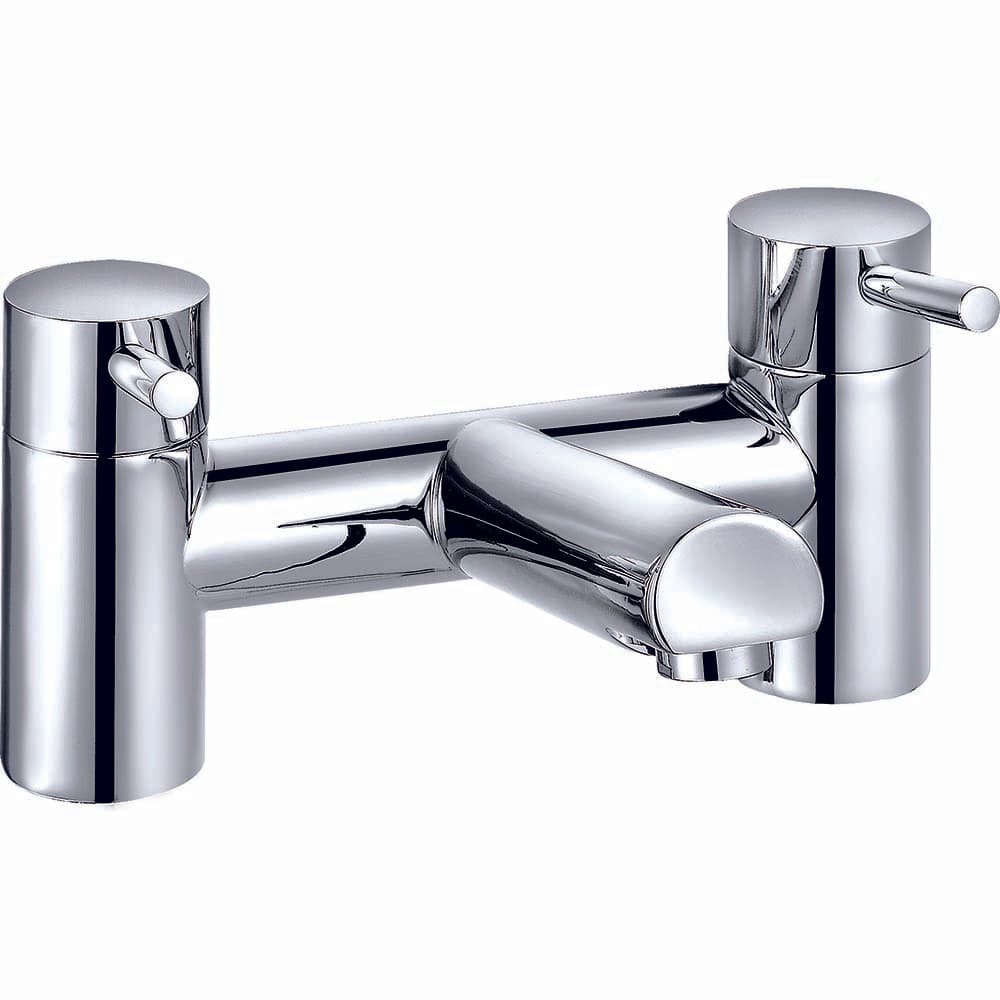 Chrome Dixon Round Bath Filler Mixer Tap, sleek design for modern bathrooms. Buy now for quality and style.