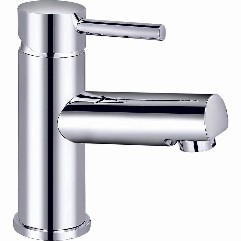 Dixon Round Lever Mono Basin Mixer Tap with Waste