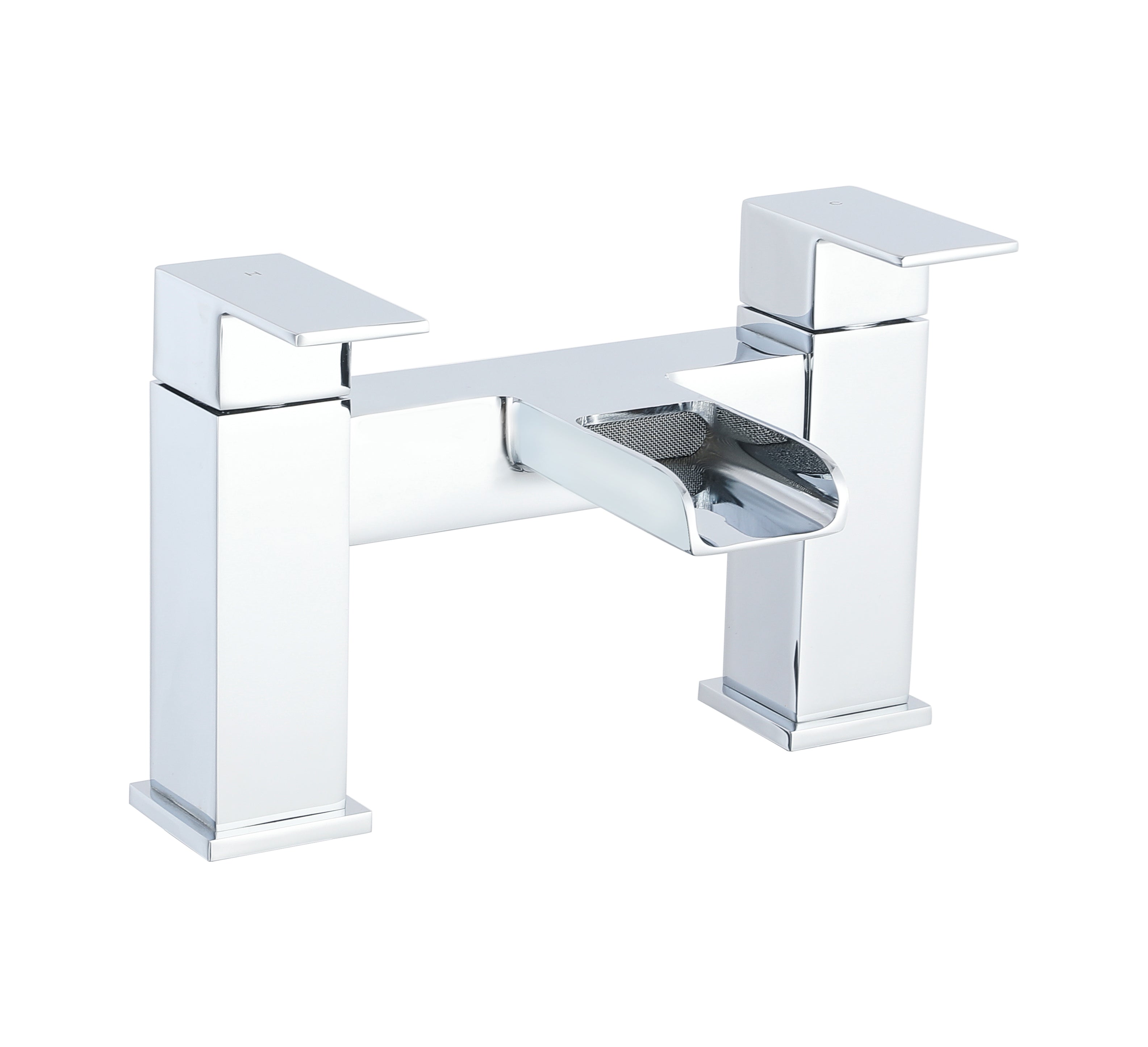 Stylish Kelvin Bath Filler in chrome finish, perfect for contemporary bathrooms. Enhance your bathroom with this modern bath tap featuring easy-to-use lever handles and a sleek design. Available now at Bathroom4Less UK.