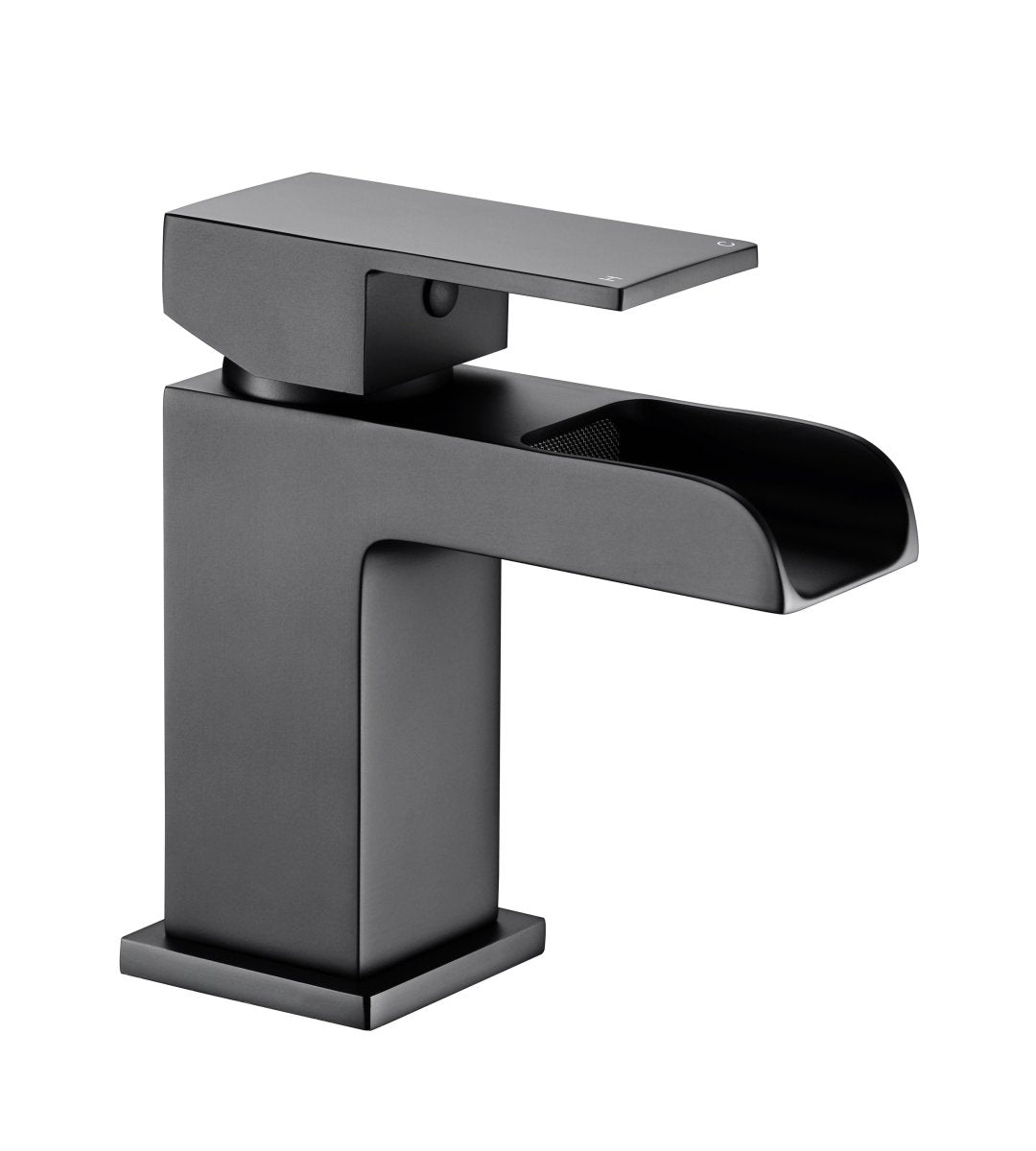 Kelvin Square Waterfall Mono Basin Mixer Tap with Waste