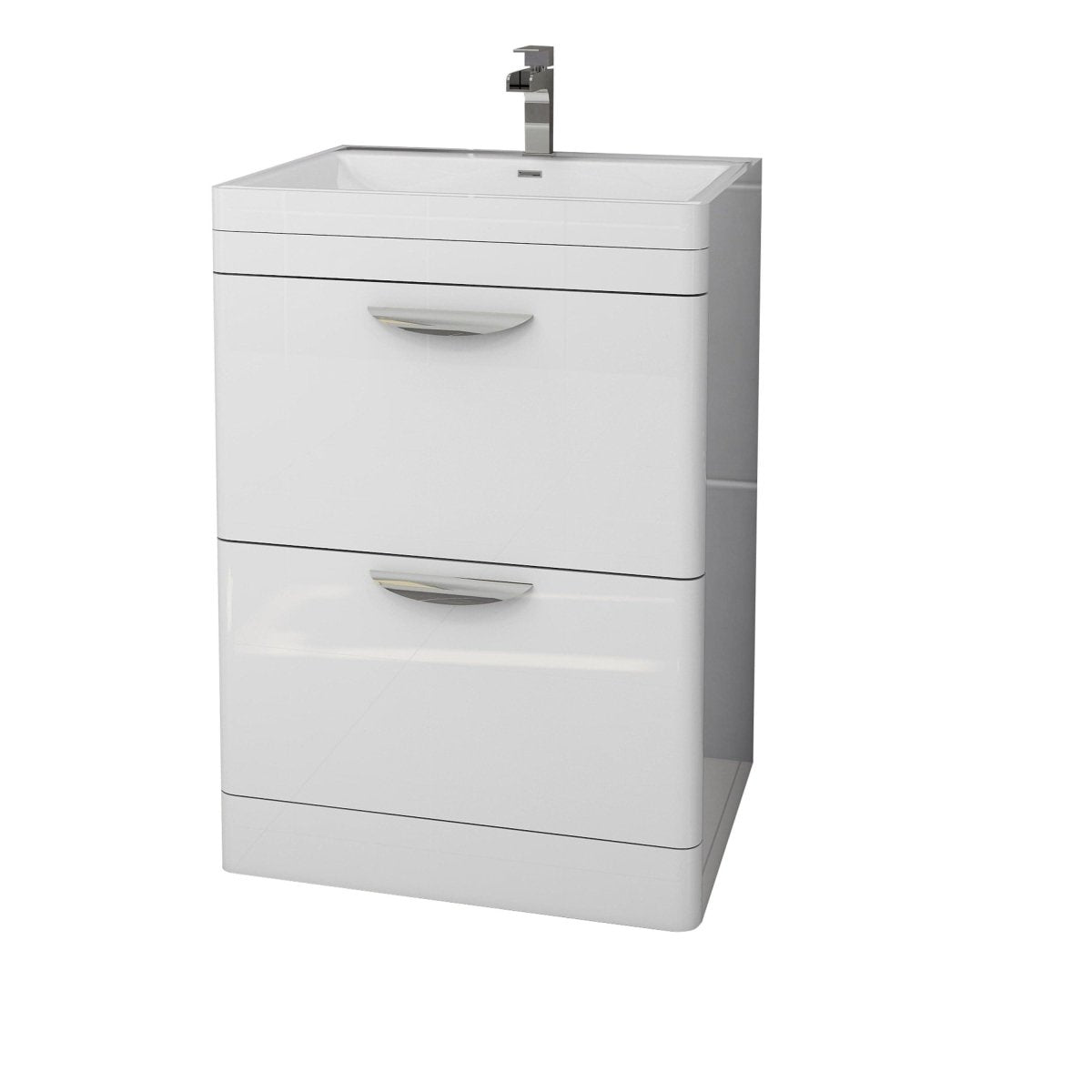 Apollo 2 Drawer Floorstanding Vanity With Basin