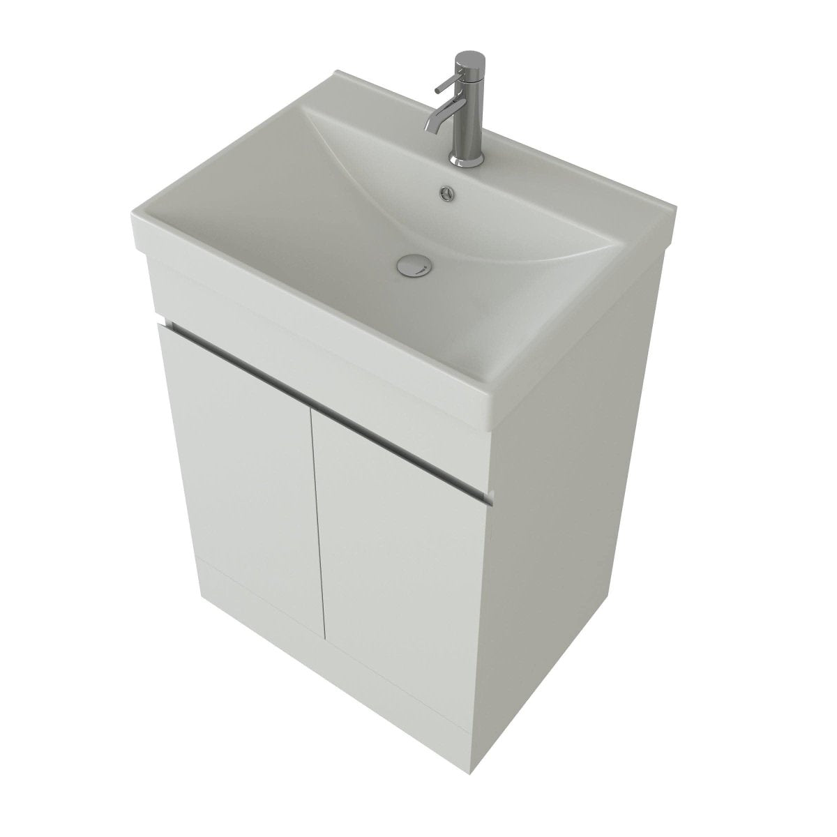 Modern Floor Standing Vanity Unit With Basin - 1 TH