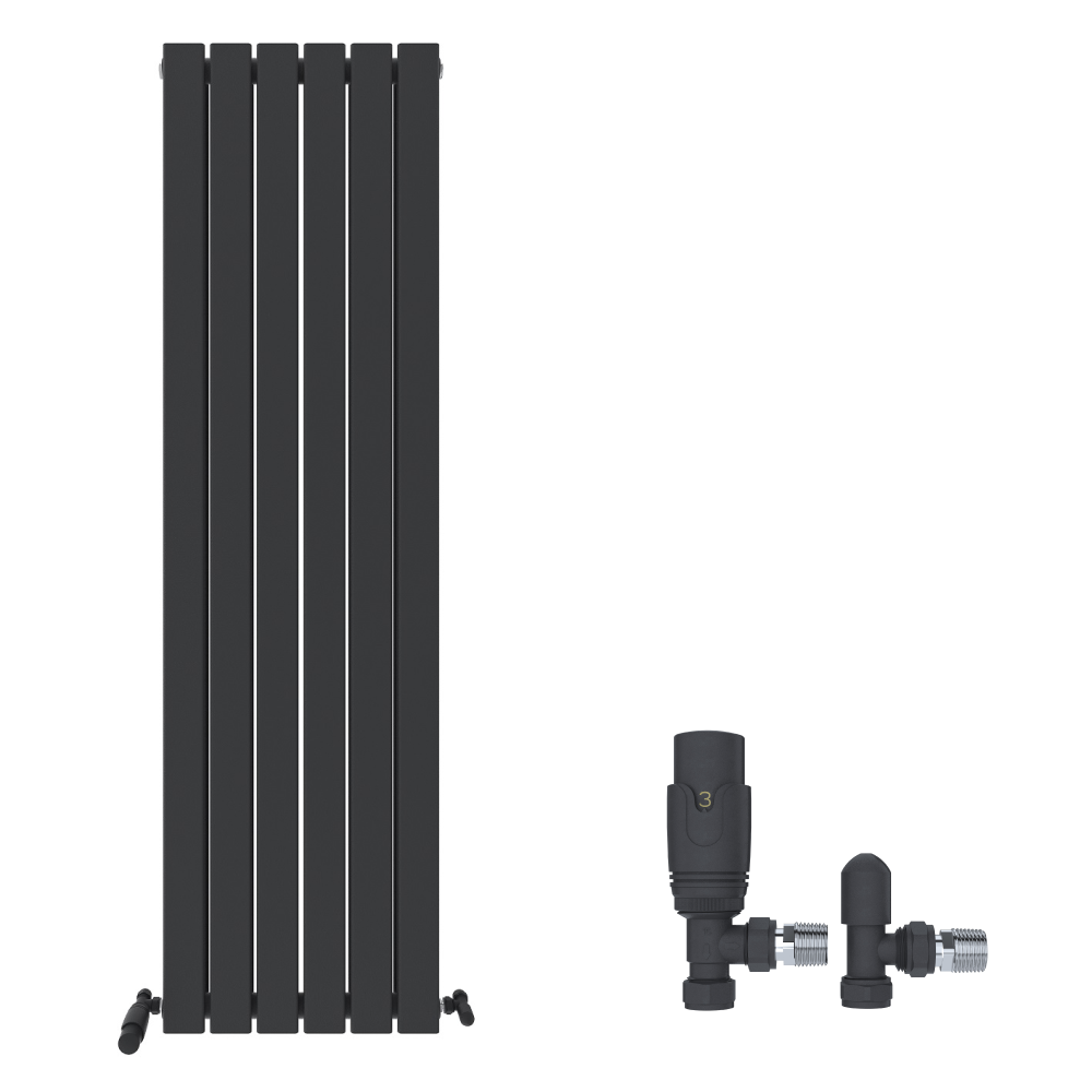 iBathUK Apex Vertical Double Panel Slim Flat Radiator, Designer Radiator, Vertical Radiators