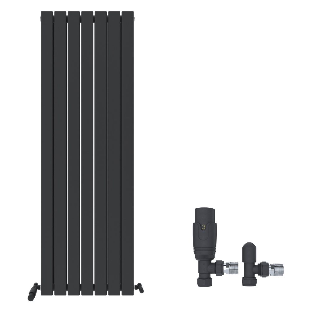 iBathUK Apex Vertical Double Panel Slim Flat Radiator, Designer Radiator, Vertical Radiators