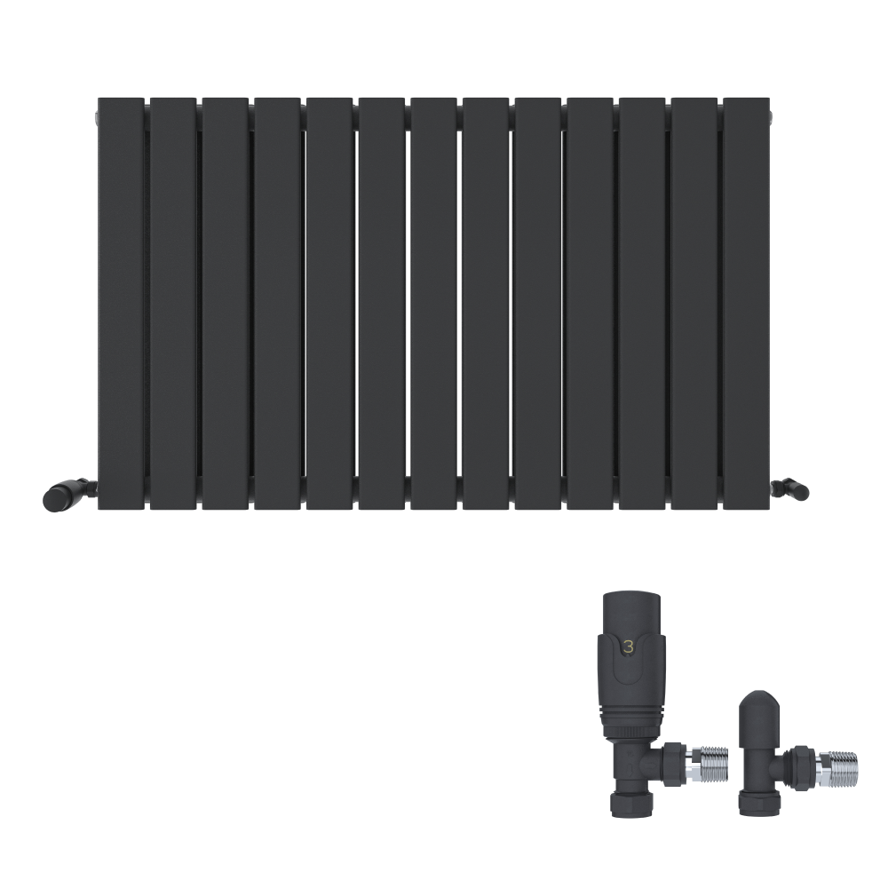 iBathUK Apex Horizontal Radiators, Double Slim Flat Panel Radiator, Designer Radiators, Double Panel Radiators