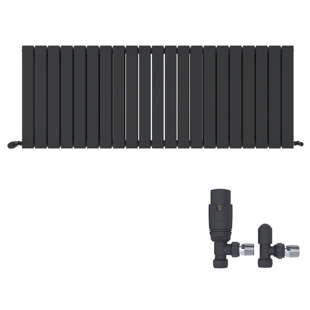 iBathUK Apex Horizontal Radiators, Double Slim Flat Panel Radiator, Designer Radiators, Double Panel Radiators