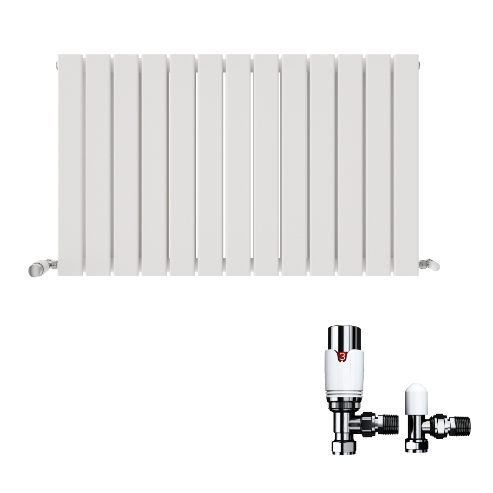 iBathUK Apex Horizontal Radiators, Double Slim Flat Panel Radiator, Designer Radiators, Double Panel Radiators