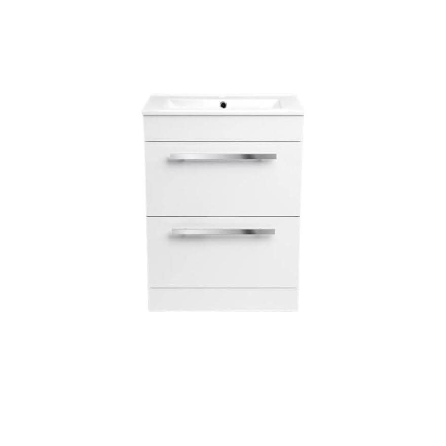 Avon Gloss White Basin Vanity 600mm