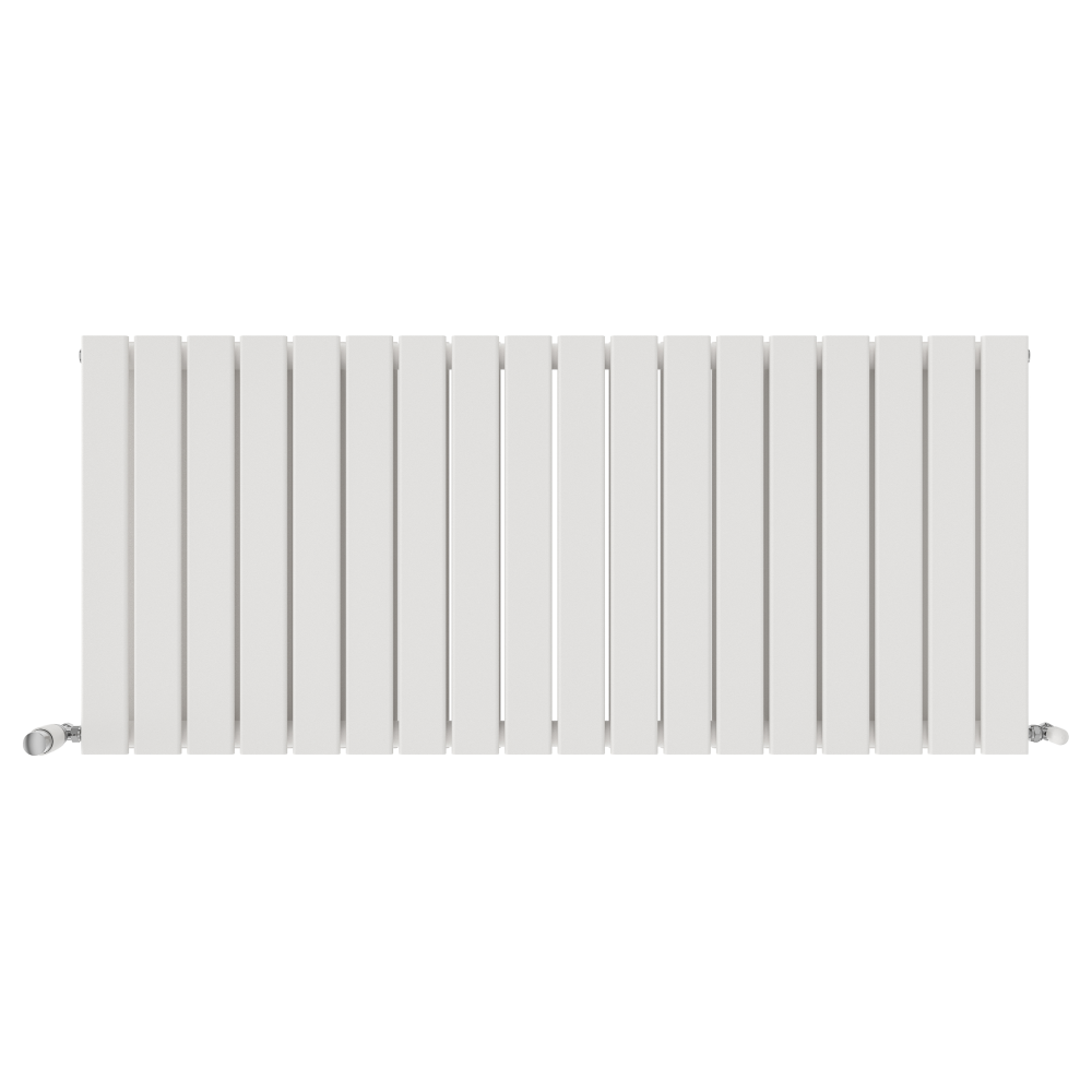 iBathUK Apex Horizontal Double Panel Slim Flat Radiator, Designer Radiator, UK Radiators, Slim Radiators