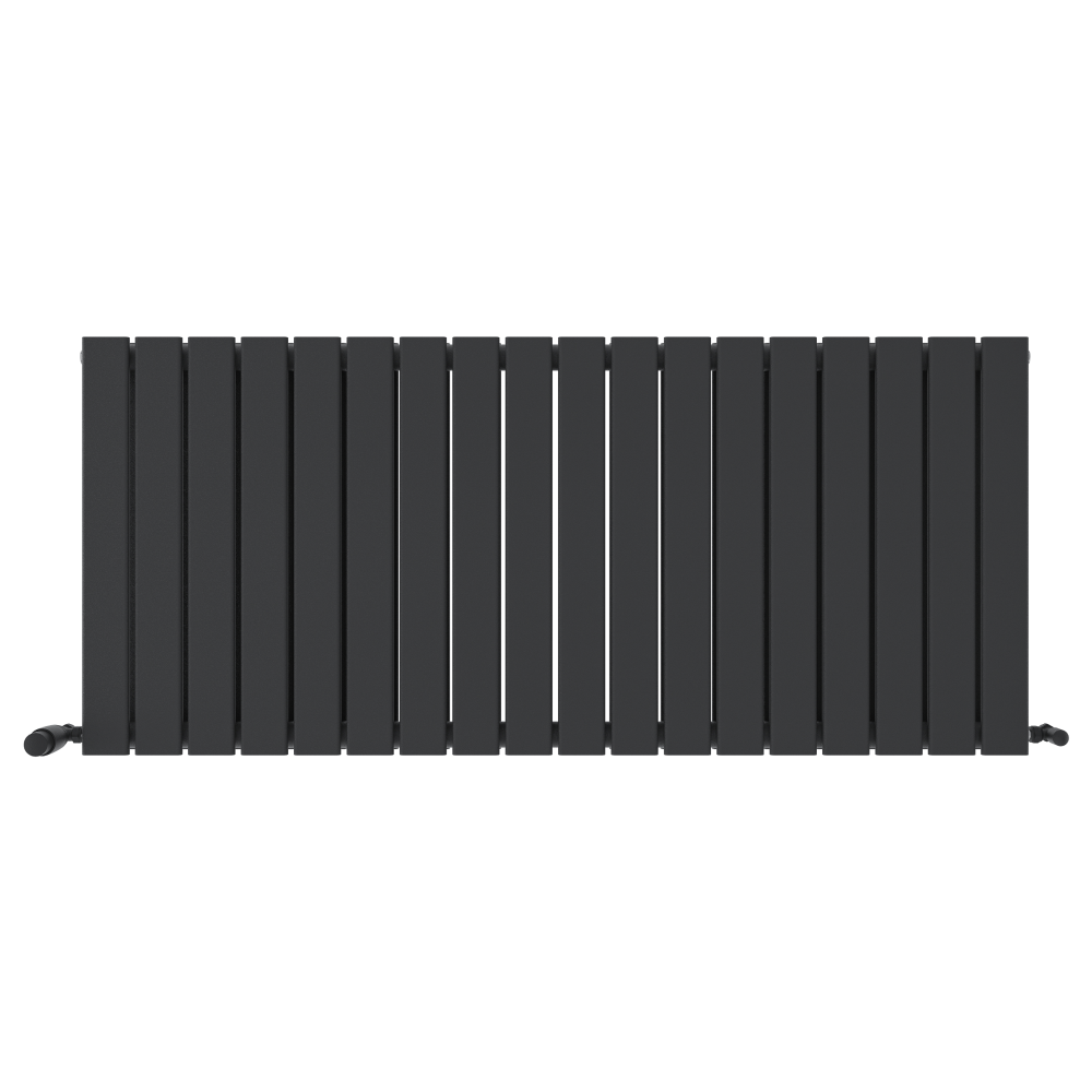 iBathUK Apex Horizontal Double Panel Slim Flat Radiator, Designer Radiator, UK Radiators, Slim Radiators