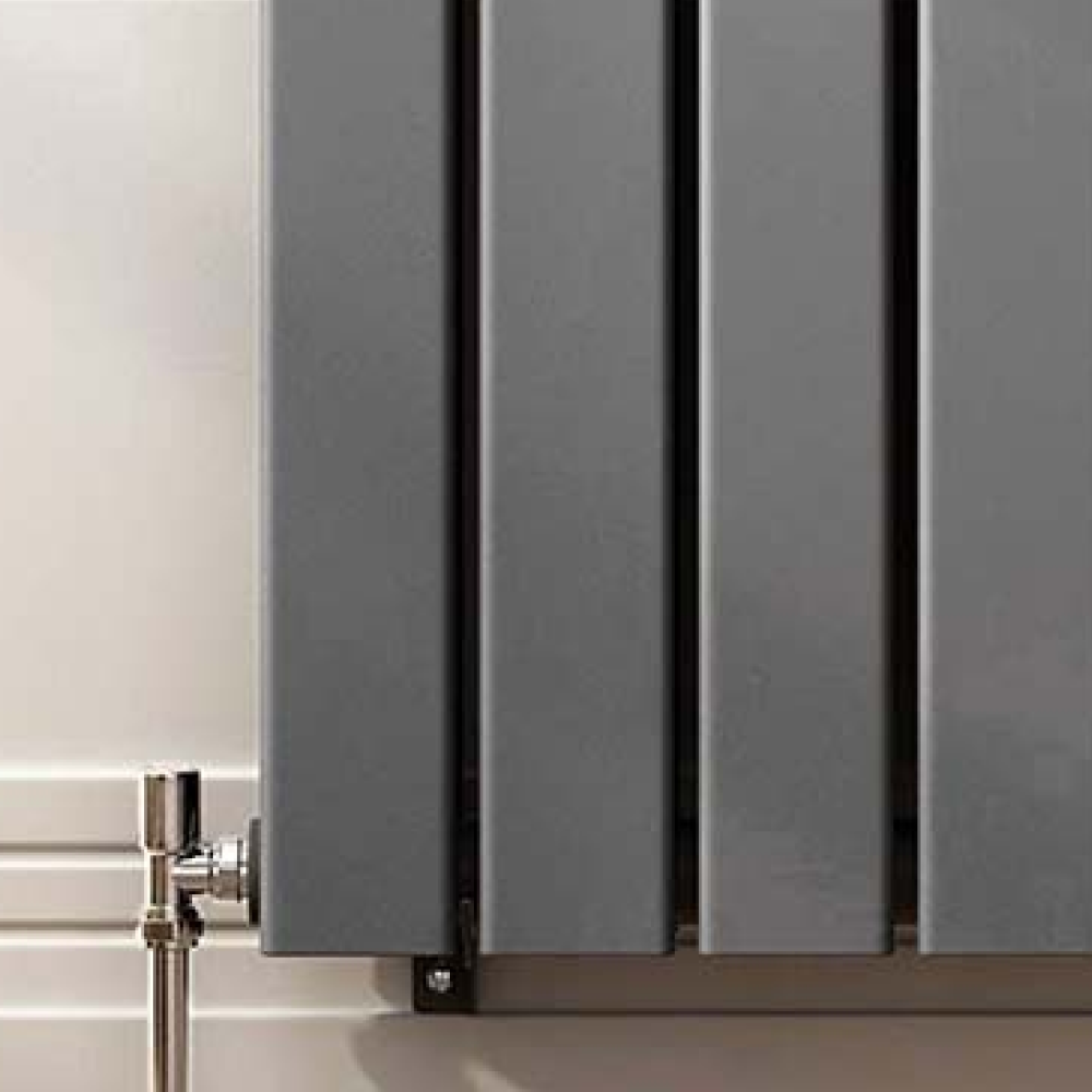 iBathUK Apex Horizontal Double Panel Slim Flat Radiator, Designer Radiator, UK Radiators, Slim Radiators