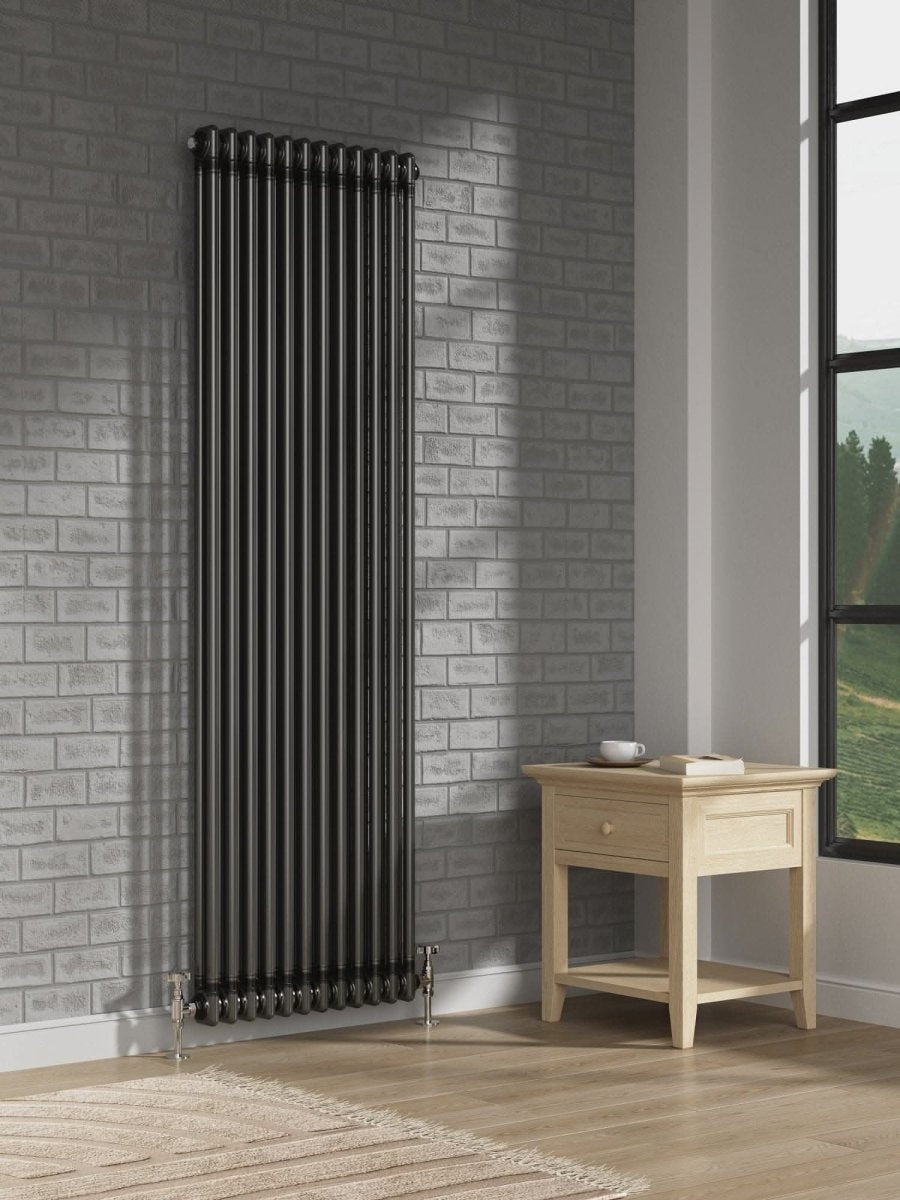 Helena MKII Column Vertical Radiator - Raw Metal