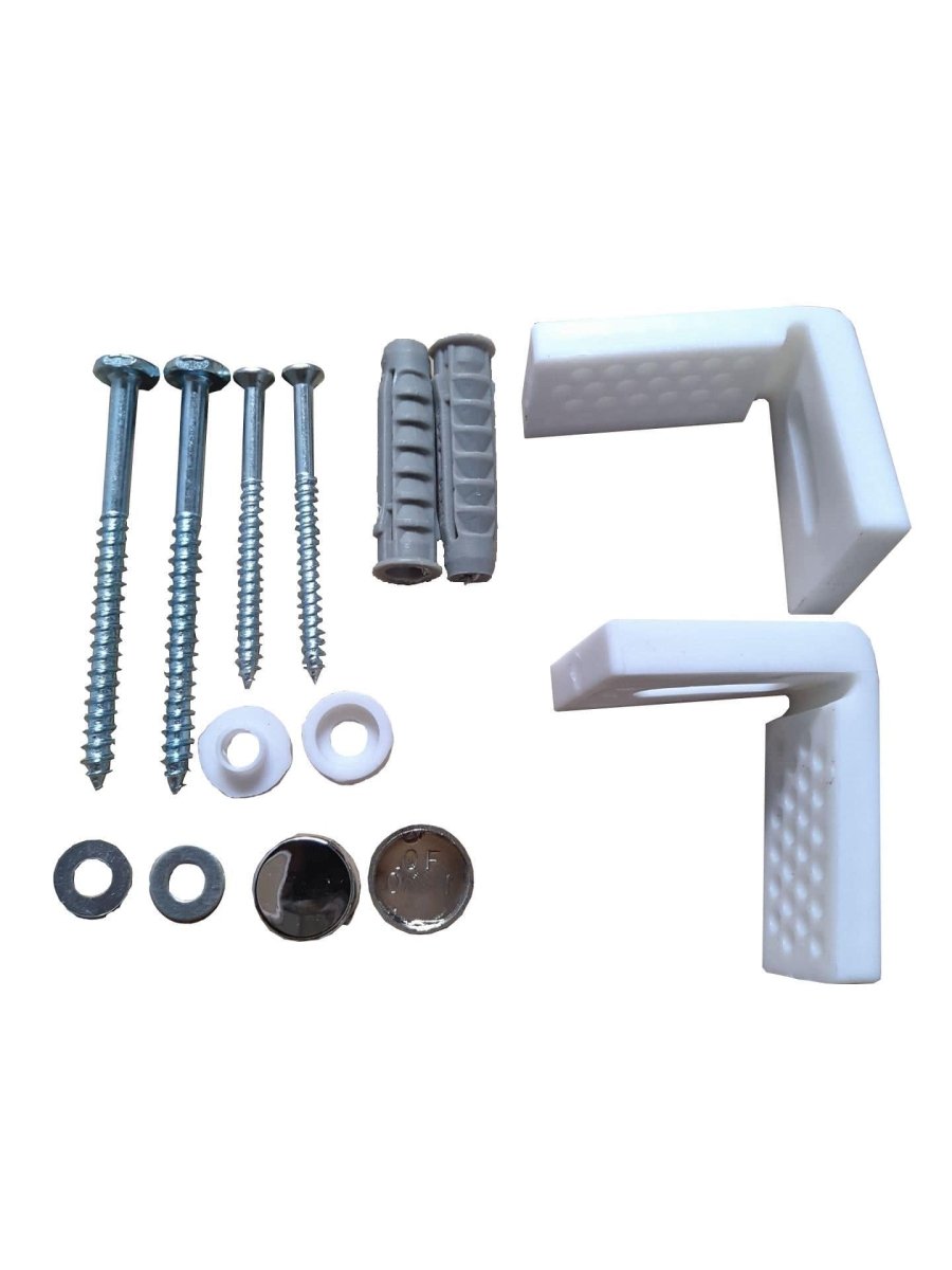 VeeBath Bathroom > Bathroom Accessories Essentials Floor Fixing Kit Bathroom Handle WC Toilet Cistern Pan Fixings Kit Cistern Valve Push Button WC