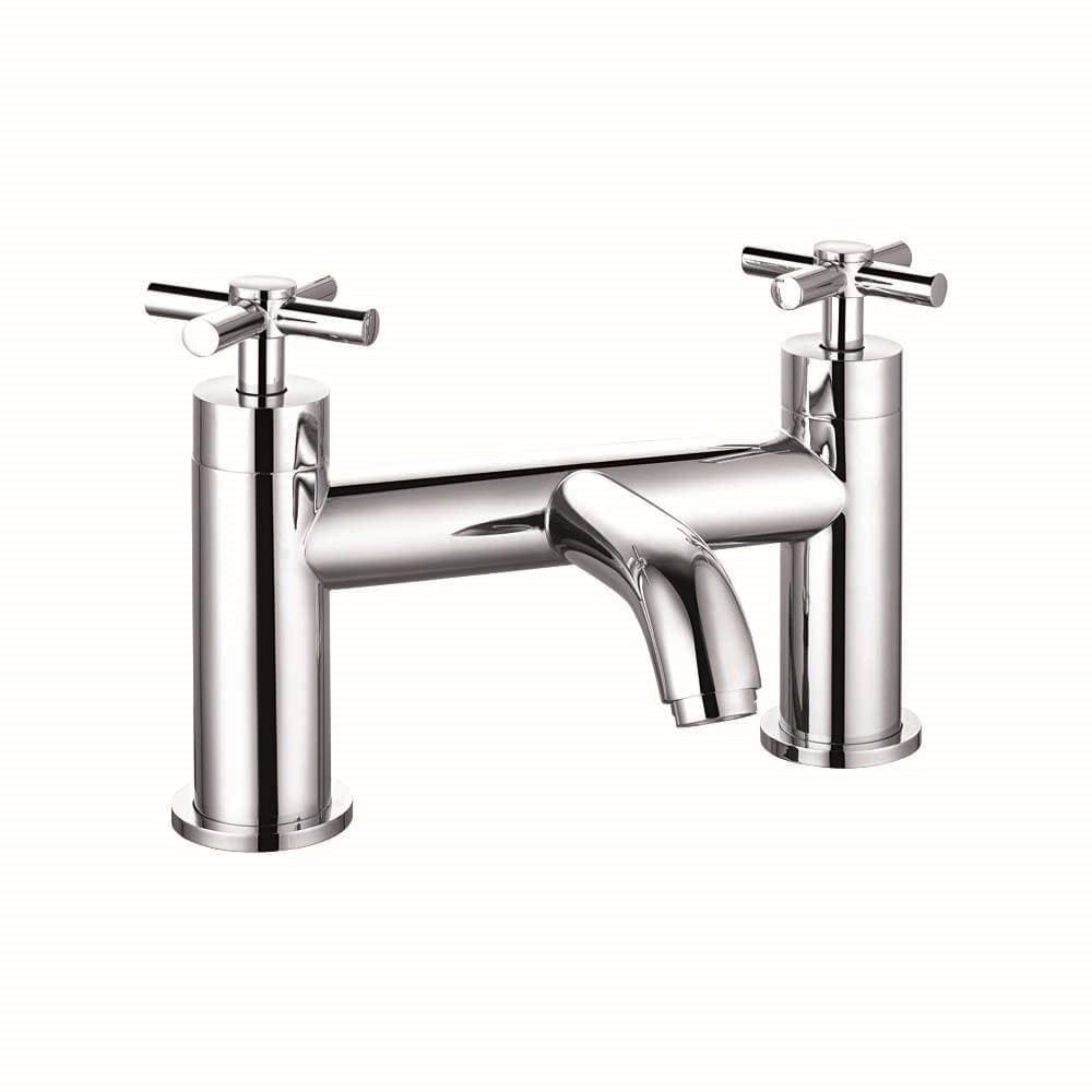VeeBath Elmbridge Crosshead Bath Filler Mixer Tap Bathroom Tub Faucet - Chrome