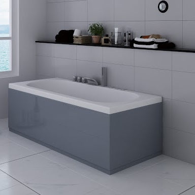 Acubase Waterproof Front Bath Panel - Anthracite