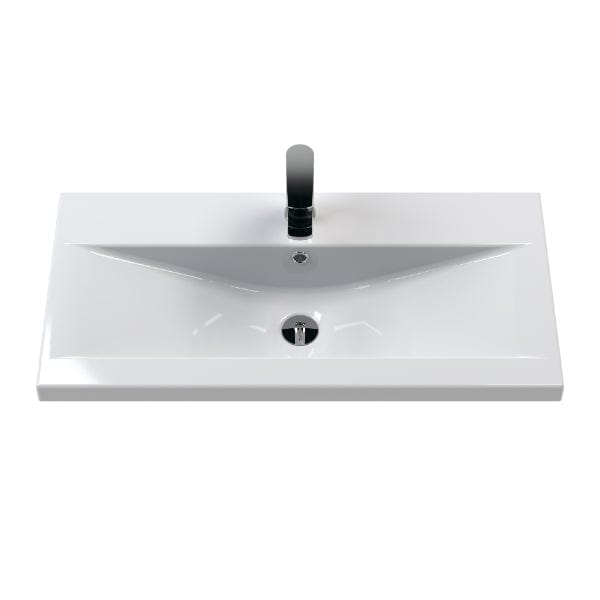 Nuie Floor Standing Vanity Units,Modern Vanity Units,Basins With Floor Standing Vanity Units,Nuie Nuie Athena 2 Drawer Floorstanding Vanity Unit With Basin-3 800mm Wide