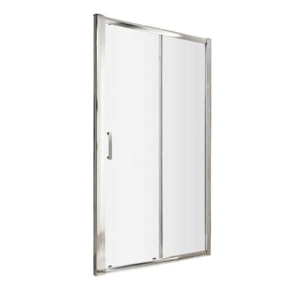 Nuie Sliding Shower Doors,Nuie,Shower Doors 1100mm Nuie Pacific Sliding Shower Door With Handle - Chrome