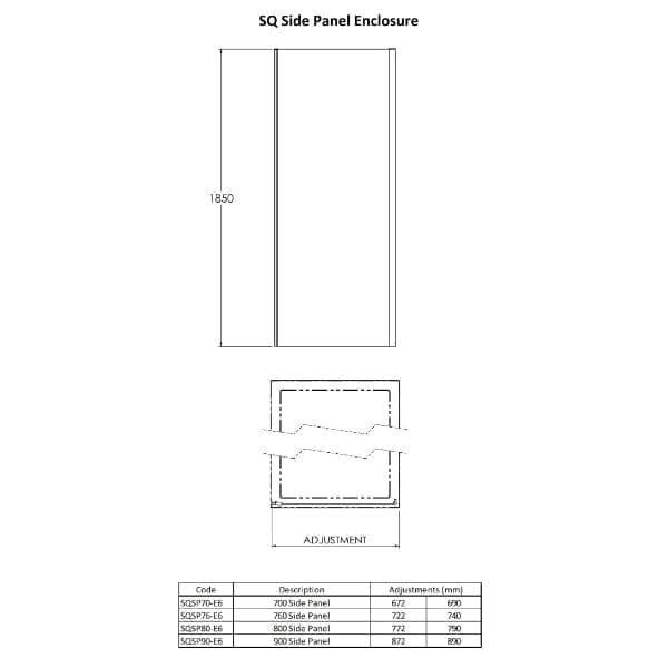 Nuie Side Panels,Nuie Nuie Rene Side Panel - Chrome