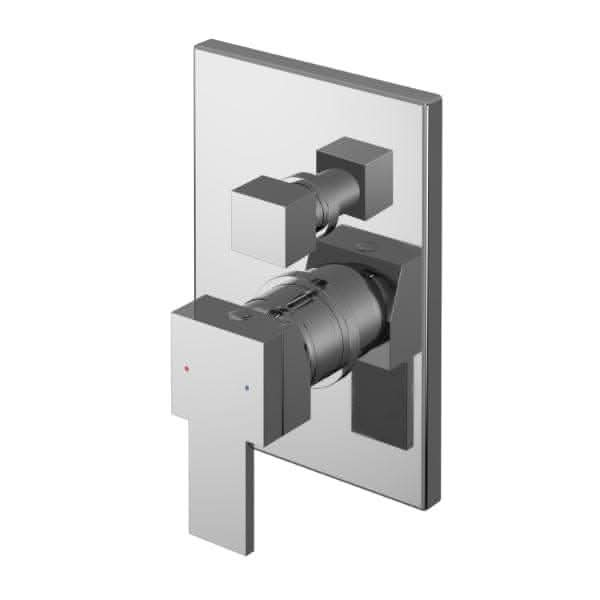 Nuie Manual Shower Valves Nuie Sanford Single Handle Manual Concealed Shower Valve With Diverter - Chrome