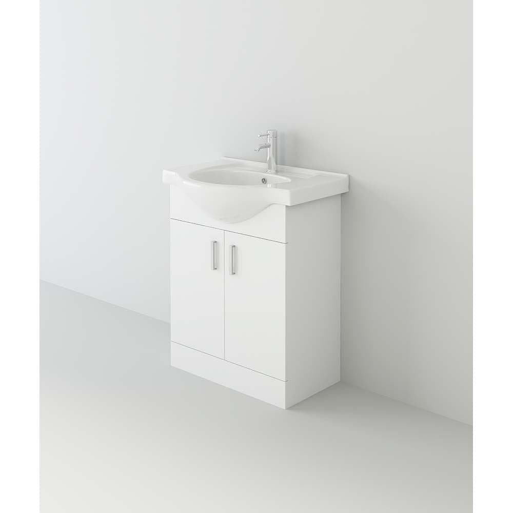VeeBath Rosina Vanity Unit, Toilet & Single Ended Bath Bathroom Suite - 1500mm