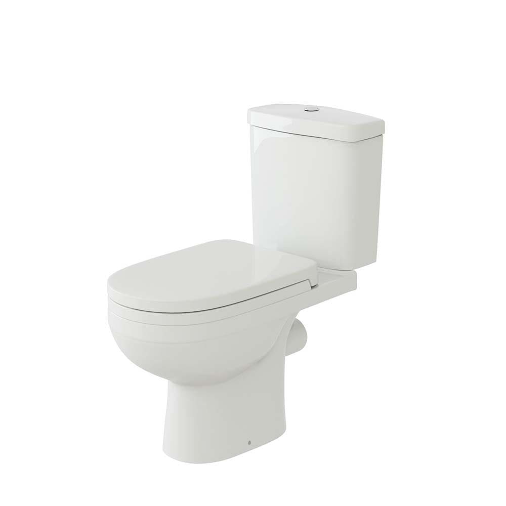 VeeBath Umbro Vanity Unit, Toilet & Single Ended Bath Bathroom Suite - 1800mm