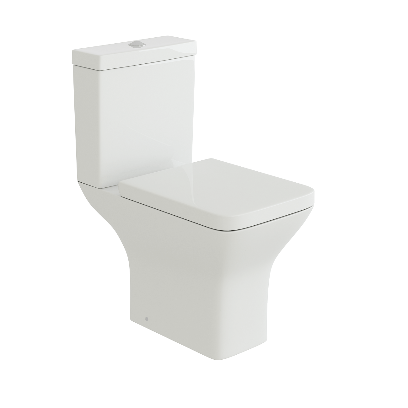 iBathUK Toilets > Close Coupled Toilets Venice Ceramic Close Coupled Toilet - White